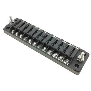 Vtron 12-Way Automotive <b>Fuse</b> Box <b>100A</b> ABS Shell Car Electrical Protection With Independent Positive And Negative Terminals - Product Image 4
