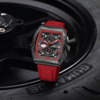Montre Naviforce 8052 pour homme, quartz, silicone, étanche, sport, tendance.