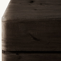 Meubles de rangement en chêne blanc personnalisés Rhoohill, commodes modernes en bois massif à 6 tiroirs, armoires décoratives avec tiroirs