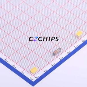 Résistance traversante KNP1/2W-3.3ohm 5%T, composant traversant (THT), D3.2xL9mm, bobinée, 3.3Ohm 5% 300V - Product Image 2