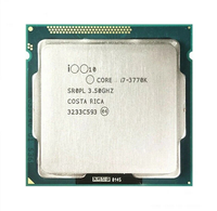 Processeur Intel Core i7 3770K de 3e génération, CPU d'origine reconditionné, grade A, testé, 3,5 GHz, LGA1155, pour ordinateur de bureau