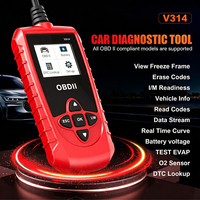 Escáner de Diagnóstico OBD V314, Lector OBD2, Escáner de Diagnóstico, Codificación ECU, Multifunciones, Lector de Códigos de Auto