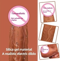 Consolador de silicona eléctrico romano para mujer, productos para adultos, vibrador sexual, masturbador, pene falso suave