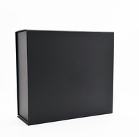 Brillant boîte en carton avec couvercle magnétique, coffret plat pliable en forme de livre, boîtes d'emballage cadeaux