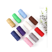 En gros personnalisé de haute qualité teint couleur naturel chanvre Jute corde rouleau Jute ficelle couleur 2mm cordon cadeau emballage corde 100M