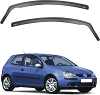 Déflecteurs de vent pour VW Golf MK5 2004-2009 3 portes, hayon, lot de 2 visières
