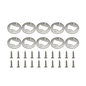 Wholesale Round Metal Iron Parts Fittings Inserts <b>Kit</b> With Screws for Bottle Opener <b>Diy</b> - Product Image 2