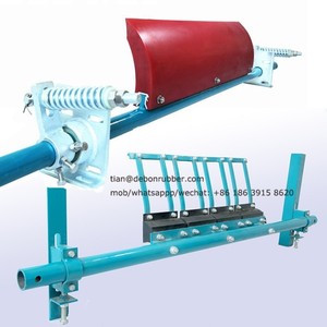Polyurethaan & Tungsten Carbide Blade Primaire Transportband Schraper - Product Image 1