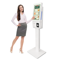 Terminal de paiement autonome personnalisé pour magasin, kiosque en libre-service avec paiement en ligne par lecture de code QR pour les commerces alimentaires