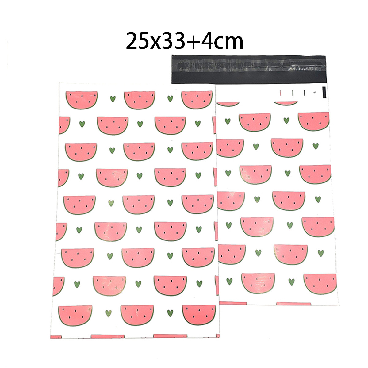 (In Stock)25*35+4(100Pic/Bag)Pink Watermelon