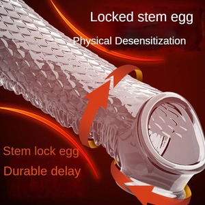 Juego de dientes de lobo dragón TPE de alta calidad para crecimiento y agrandamiento del pene, juguete sexual para adultos para hombres - Product Image 4