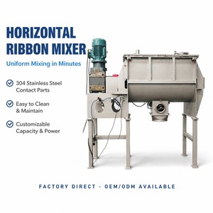 Mezclador de cinta horizontal para especias en polvo, premezclas, granos en polvo y aditivos alimentarios - Product Image 1