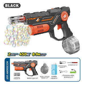 <span class=keywords><strong>2</strong></span>-in-1 automatische elektrische PP-Kunststoff blase und Wasser pistole mit Blasen lösung Outdoor-Spielzeug Doppel funktion mit Licht - Product Image 5