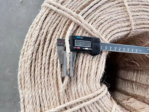 เชือกป่านไซซอลธรรมชาติ & เชือกเส้นผ่านศูนย์กลาง 8 มม. - เชือกบรรจุภัณฑ์ฟอกขาวและเชือกป่านไซซอลที่เป็นมิตรกับสิ่งแวดล้อมและมีความต้านทานแรงดึงสูงสำหรับการขนส่ง - Product Image 2