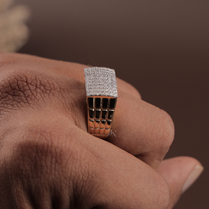 Bague de fiançailles sophistiquée pour femme en argent, or 10 carats, or 14 carats, or 18 carats, diamant de laboratoire 1 carat, bijoux de mariée - Product Image 4
