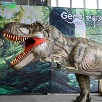 Modèle de dinosaure tyrannosaure géant animatronique du parc Gecai Dino à vendre
