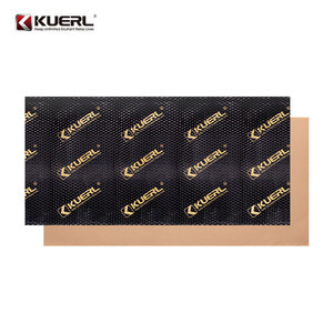 Feuille d'insonorisation Kuerl en caoutchouc butyle 2,5 mm noir et or pour voiture, matériau de réduction du bruit automobile - Product Image 3