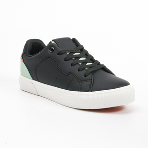 Sneakers da Donna Popolari Stile Streetwear Nere con Dettagli <span class=keywords><strong>Verde</strong></span> <span class=keywords><strong>Menta</strong></span> <span class=keywords><strong>Scarpe</strong></span> Casual per il Tempo Libero - Product Image 2