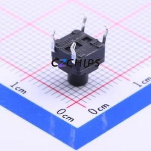 K2-1839DP-G4SW-06 Tactile Switch Through hole Component (THT) Switch Single Pole Single Throw Round Button 2.5N Through Hole - Product Image 2
