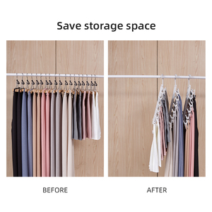 <strong>Multi</strong> Layer <strong>Folding</strong> Clothes Dress <strong>Hanger</strong> Non Slip Plastic Clip Magic <strong>Hangers</strong> for Pants - Product Image 4