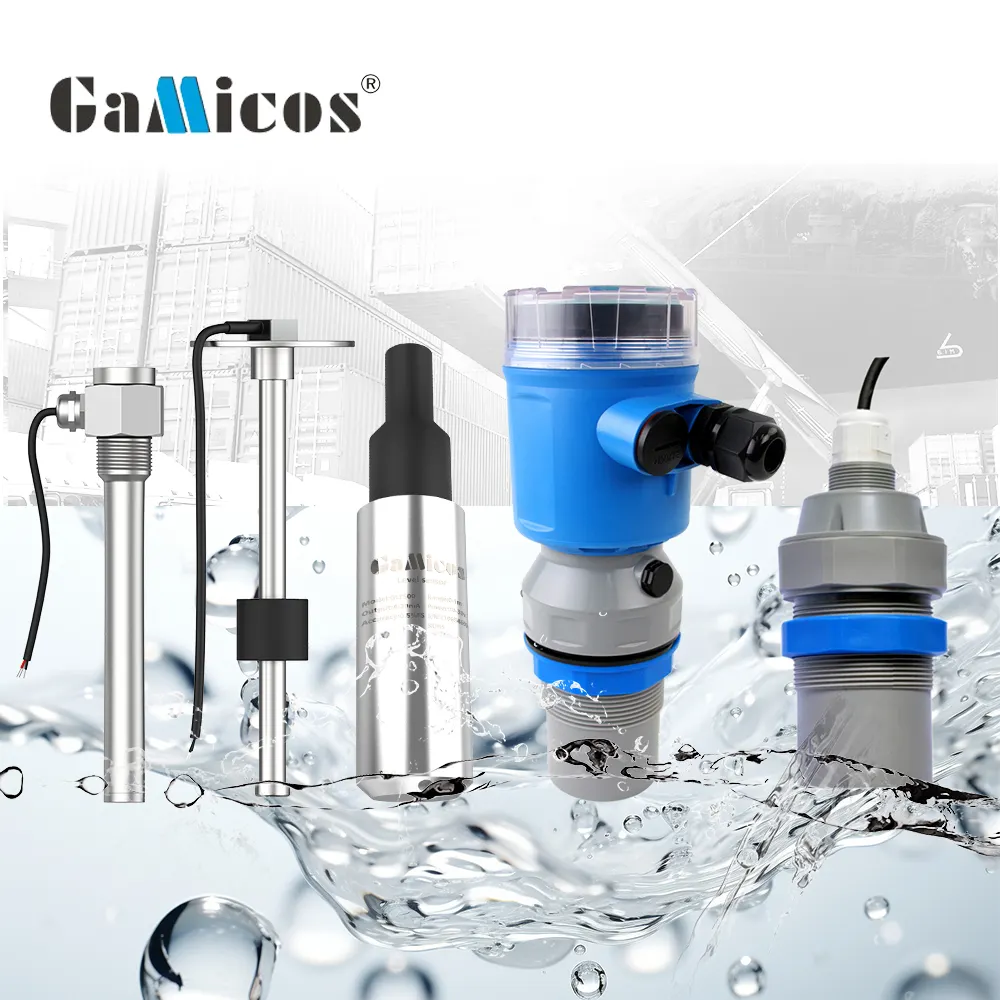 GLT500 submersible liquid tank stainless hydrostatic rs485 analog 4-20ma water level transmitter