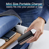 Batería Externa Mini de 10000mAh con Conexión USB-C de 22W para Teléfono, Carga Rápida sin Cable, Cargador Portátil OEM