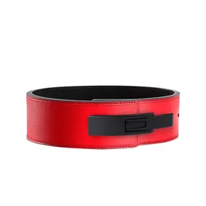 Mais novo popular Poder Couro Cintos Personalizados Back Support Gym Fitness Couro cintura protetor Peso Lifting Belt