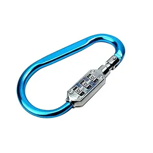 Aluminum Password Combination Climbing Carabiner Lock