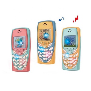 Phim Hoạt Hình Toddler Bé Đầu Giáo Dục Học Tập Đồ Chơi Ánh Sáng Âm Nhạc Nhựa Điện Thoại Di Động Giả Vờ Chơi Trò Chơi Đồ Chơi Cho Trẻ Em - Product Image 1
