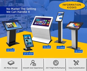 Thương mại Android tầng thường vụ 32 inch đa phương tiện Tương Tác Thông tin cảm ứng <span class=keywords><strong>kiosk</strong></span> - Product Image 5