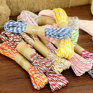 Cordon en papier tressé creux fait main, fil de raphia, fournitures d'artisanat, fabrication en gros, couleurs et spécifications personnalisables - Product Image 1