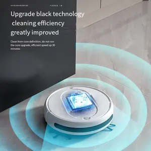 Multifuncional Smart Floor Robótico APP Controle Remoto Poderoso Aspirador