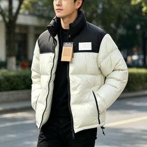 Veste <span class=keywords><strong>coupe</strong></span>-<span class=keywords><strong>vent</strong></span> imperméable d'hiver <span class=keywords><strong>North</strong></span> LOGO pour <span class=keywords><strong>homme</strong></span>, parka fine et chaude, vêtement d'extérieur en polaire thermique, protection du visage - Product Image 4