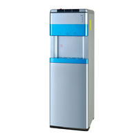Distributeur d'eau chaude et froide électrique à prix usine avec système de refroidissement et armoire de rangement