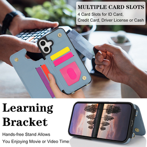 <span class=keywords><strong>Fundas</strong></span> nuevas bonitas de cuero PU de lujo <span class=keywords><strong>para</strong></span> <span class=keywords><strong>iPhone</strong></span> 16 15 14 13 12 11 Pro Max <span class=keywords><strong>fundas</strong></span> con cordón y tarjetero <span class=keywords><strong>para</strong></span> niñas y mujeres - Product Image 3
