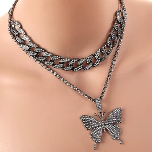 Collar de mariposa de Melhor Vanda Mais, Micro-esculpido Multicolor Popular - Product Image 3