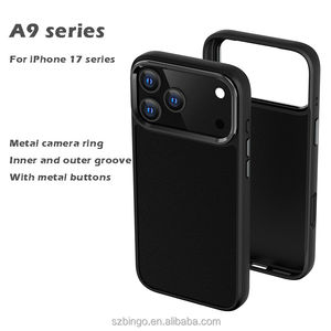 Funda Protectora para Móvil de Alta Calidad con Doble Ranura Exterior e Interior para iPhone 17 16 15 14, Ranura de 0.6mm, con Anillo Metálico para Cámara - Product Image 5