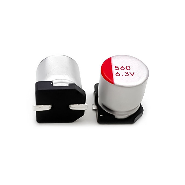 Low Impedance 6.3V 560mF Solid Aluminum Polymer Electrolytic Capacitor for High Quality Photovoltaic Inverter