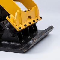 Compacteur vibrant hydraulique pour excavatrice, pour le compactage et le remblaiement de fossés, compatible avec les excavatrices de 6 à 28 tonnes, accessoire de construction