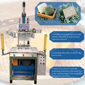 Máquina neumática automática para hacer estampado <span class=keywords><strong>de</strong></span> jabón, pequeña forma personalizada, molde, logotipo, máquina para hacer jabón, línea <span class=keywords><strong>de</strong></span> producción, precio - Product Image 3