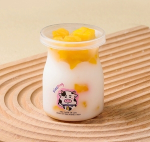 120ml 150ml 200ml di plastica <span class=keywords><strong>Yogurt</strong></span> bottiglie di imballaggio per uso alimentare PP parete singola stile con diametro 90mm per <span class=keywords><strong>Yogurt</strong></span> - Product Image 1