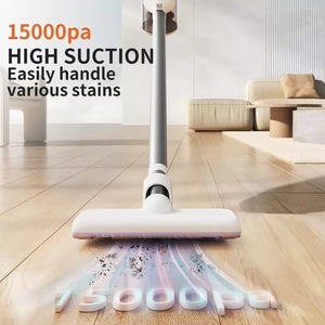 Aspirateur balai sans fil Cyclone blanc, sans sac, portable et léger, pour voiture, maison, hôtel, utilisation humide/sèche - Product Image 1