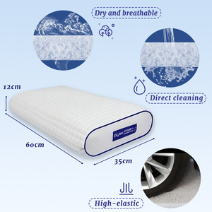 Oreiller Skylee en polymère à haute masse moléculaire lavable, housse de protection, vente en gros - Product Image 2