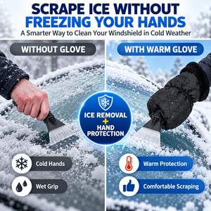 <span class=keywords><strong>Meilleur</strong></span> <span class=keywords><strong>grattoir</strong></span> à glace avec gant, <span class=keywords><strong>grattoir</strong></span> de pare-brise pour éliminer rapidement la glace et la neige, garde au chaud, brosse à neige pour <span class=keywords><strong>voiture</strong></span> - Product Image 6