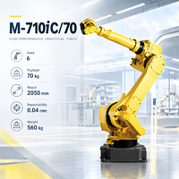 Robot Industri Penanganan Material Berat FANUC M-710iC/70 70kg ±0.04mm Lengan Robot 6 Axis untuk Otomasi Industri