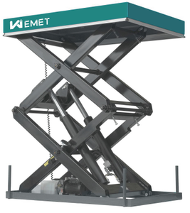<span class=keywords><strong>Wemet</strong></span> 2023 superventas mesas elevadoras de tijera hidráulica estacionarias mesa elevadora de carga/coche personalizada - Product Image 2