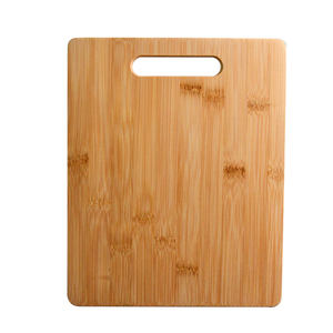 Juego de tabla de cortar y servir de madera de bambú reversible al por mayor, desechable de estilo natural para uso en cocina - Product Image 1
