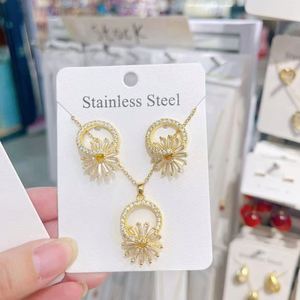 Jewellery Sets for Women Gift and Set Neckless Or <b>Earings</b> <b>Top</b>-rated Best Seller High Shine Polished Eco-friendly Plating - Product Image 3