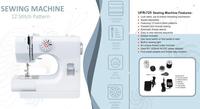 Máquina DE COSER multifuncional Overlock ojal doméstico multifunción automática eléctrica hogar 725 Mini máquina de coser