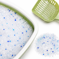 Litière pour chat en cristal biodégradable et écologique, perles de gel de silice, absorption rapide de l'humidité, contrôle des odeurs, faible poussière, OEM